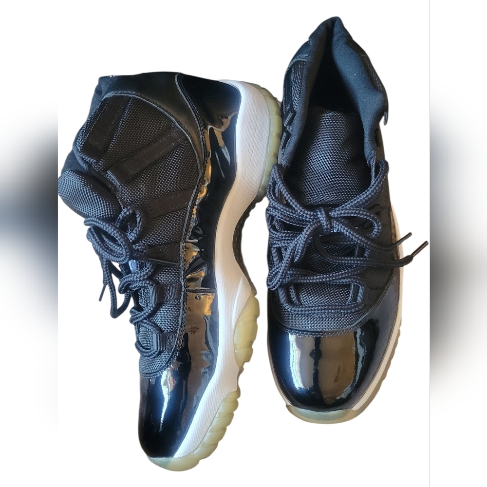 Jordan Retro11 Space Jam Black High-Top Sneakers Bascketball - Picture 5 of 12
